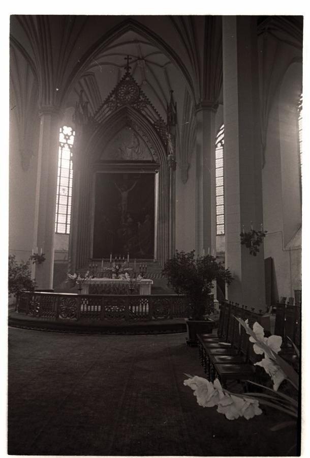 Tallinn, Altar of the Oleviste Church.