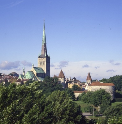 Tallinn. Oleviste Church.  similar photo