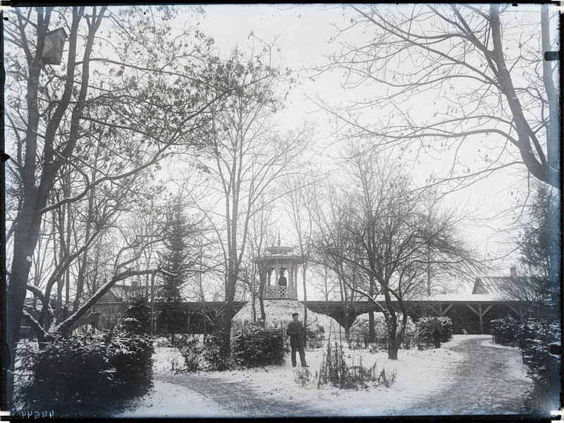 Pärnu, Munamägi paviljoniga. Tundmatu autori negatiiv 20 saj I poolest.