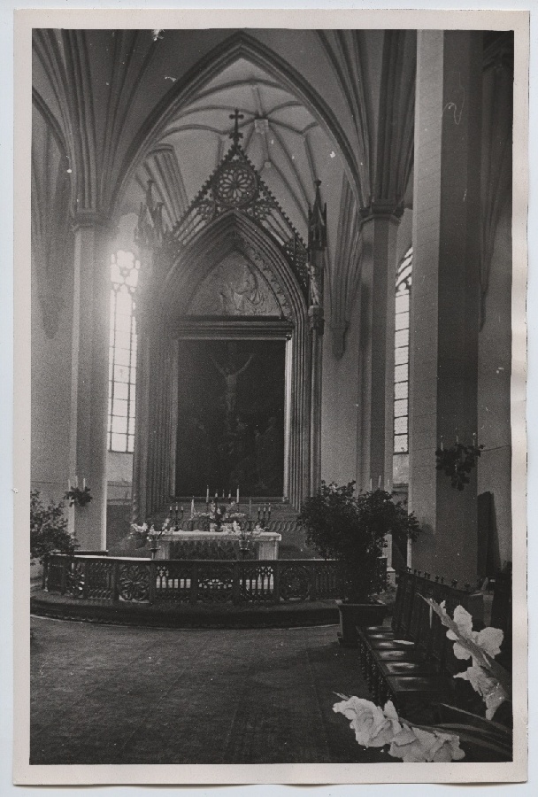 Tallinn, Altar of the Oleviste Church.