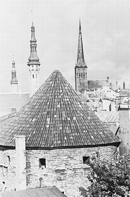 View of Tallinn. Old Tallinn.