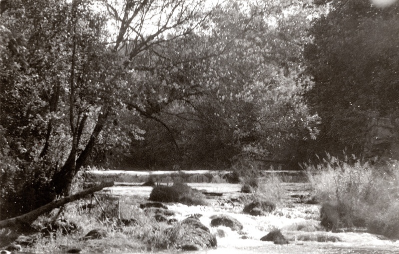 Piusa jõe kärestik Korela veski varemetel