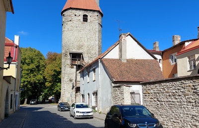 Tallinn. Plate Tower rephoto