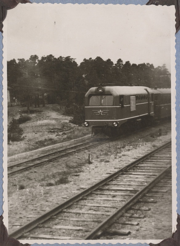 Reisirongi vedav mootorvedur TU2-244 Tallinna ja Liiva vahel, 1950.-1960. aastad