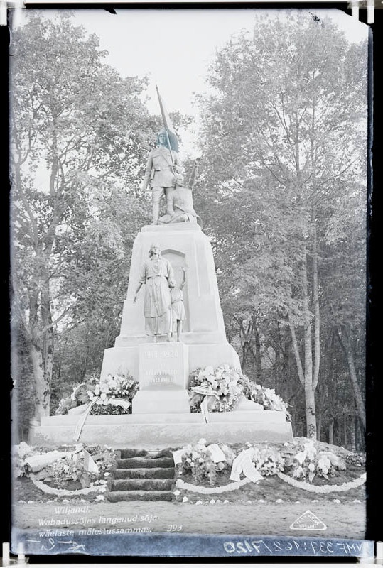 fotonegatiiv, Viljandi, Vabadussõja mälestussammas