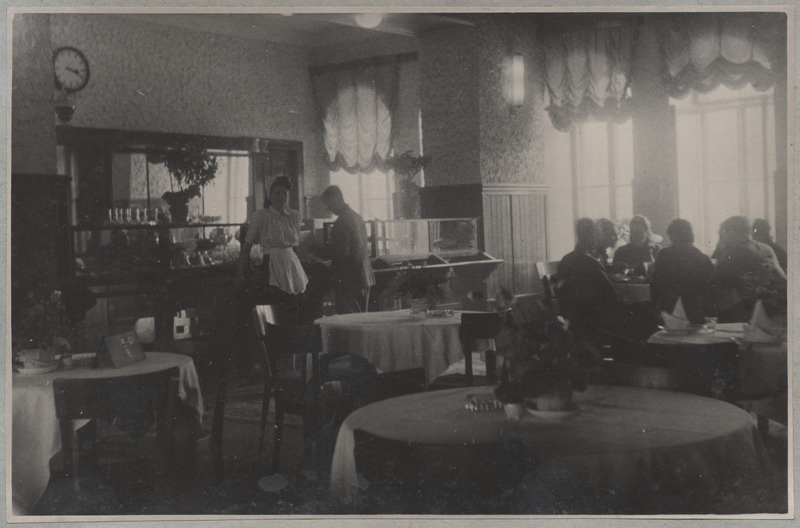 Tallinn-Balti vaksali taastamine 1944-1945: restoran, 1945.