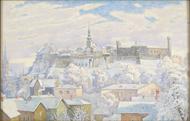 Toompea in winter