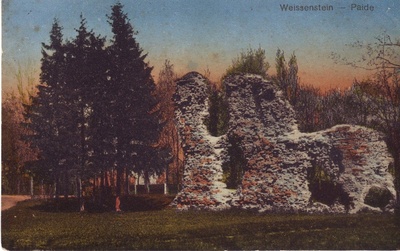 Postcard, Paide Vallimägi 1920s a.  duplicate photo