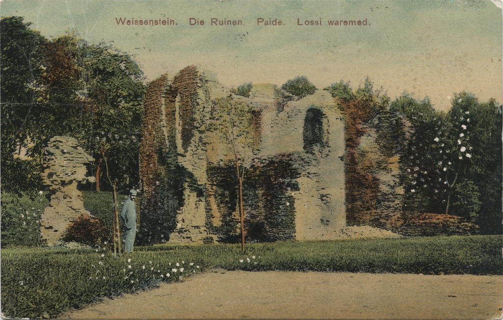 Weissenstein : the ruins = Paide : castle waremed