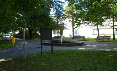 Park Tallinna, Laada ja Rohuaia tänavate nurgal Rakveres rephoto
