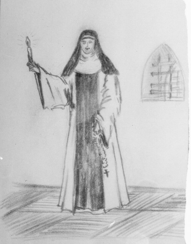 Negatiiv. Tsistertlaste ordu nunn.
Kopeerija: M. Arro, 1965.
