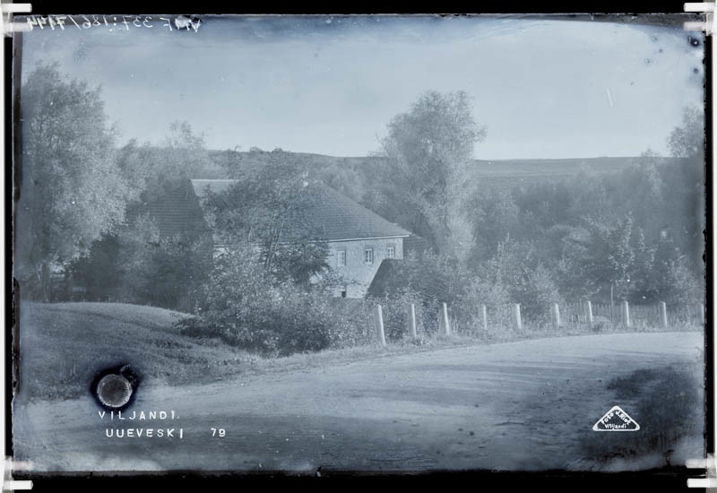 fotonegatiiv, Viljandi, Uueveski tee, osa veskist