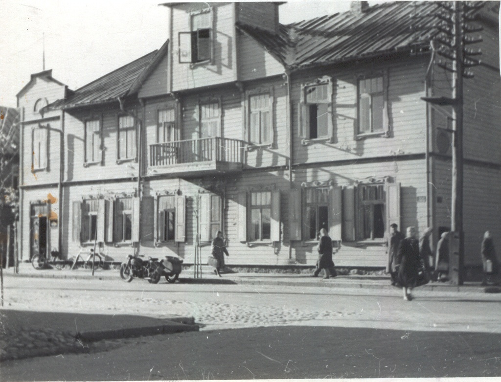 Photo. Võru. Võru Region TSN Executive Committee House of the Department of Internal Affairs.