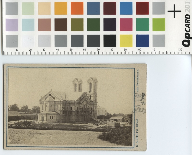 Construction of the church of Kaarli