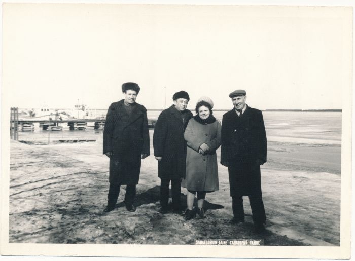 Foto. Sanatoorium Laine ravialuseid Tagalahe kaldal. 1969. Foto: H. Alver.
