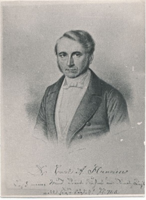 Foto. Carl Abraham Hunnius (1797 - 1851). Reprodutseeris Hans Alver. 1968.  duplicate photo