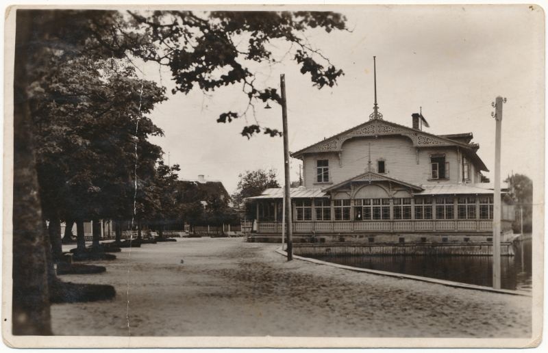 Postkaart. Kuursaal ja promenaad  u 1930
