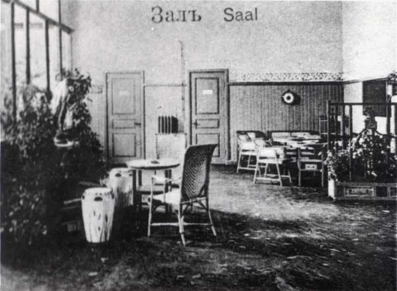 Foto. Krusenstern - Arroneti mudaravila saal, ca 1910. 1967. Ü. p. M. Arro.