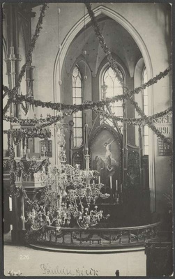 Postcard, Viljandi Paulus Church  duplicate photo