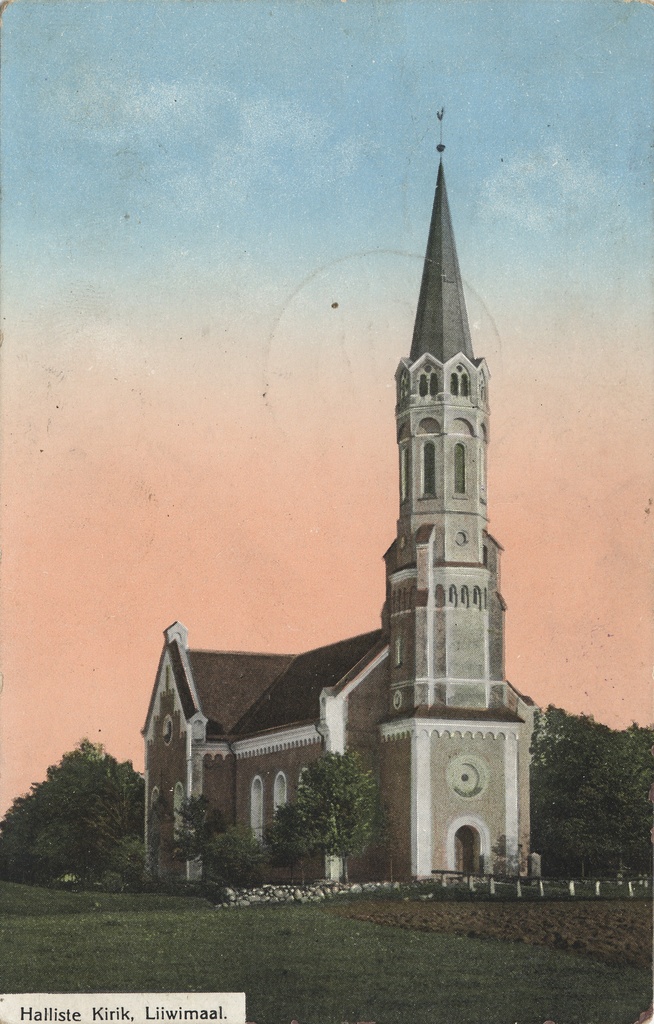 Halliste Church in Liiwimaa