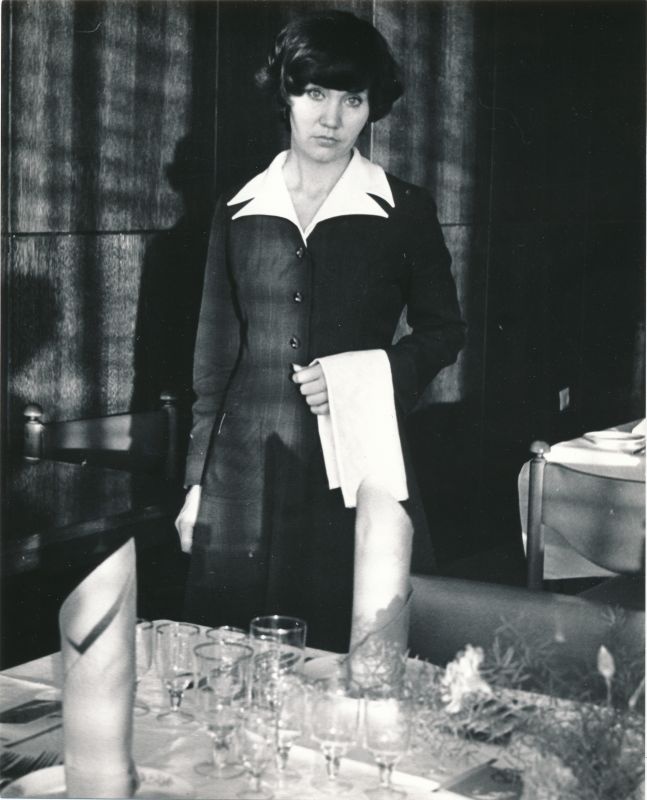 Foto. Ettekandjate konkurss restoranis "Maritima" nov.1978.a. Fotol: Valve Karu.