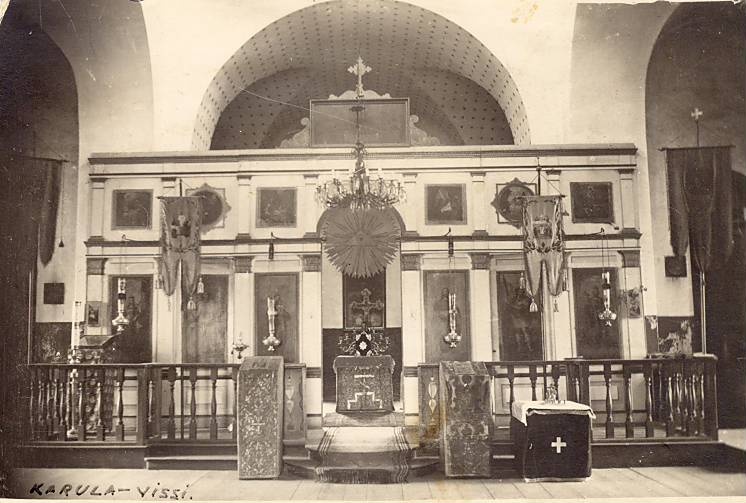 Karula Vissi church altar