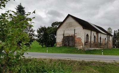Vaade Tudulinna vanale kirikule rephoto