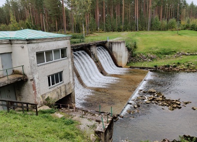 Rekonstrueerimine Tudulinna hüdroelektrijaamas rephoto