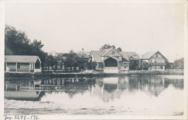 Foto. Dampfi album. Suur promenaad kõlakojaga. Vaade lahelt. Umb. 1880nd.