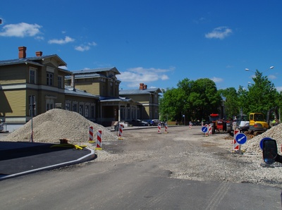 Tartu Railway Station rephoto