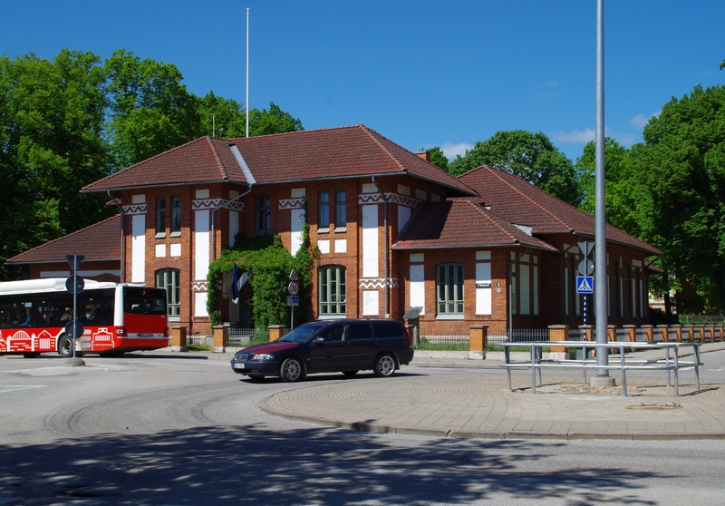 Viljandi Street 1, the Estonian Student Society House in Tartu, where the first conference of the Baltic States was held. rephoto