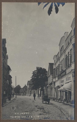 Photo, Viljandi, Tartu tn, approx. 1905  duplicate photo