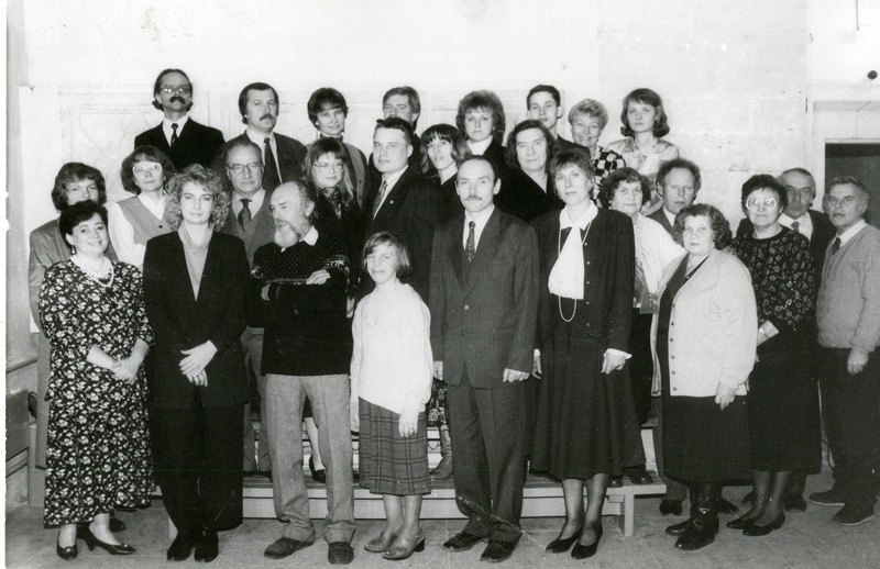 Saaremaa Muuseumi aastavahetuse peost osavõtjad 1994.a.