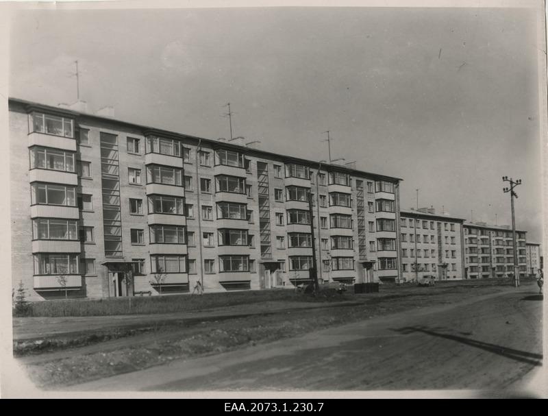 Tartu new constructions in the 1960s, apartment buildings (hrušchevkad) on Turku street