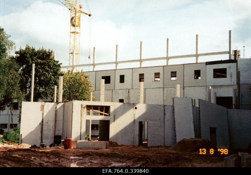 Construction of Biomedicum on Ravila Street, Preclinical Faculty of Medicine of the University of Tartu.