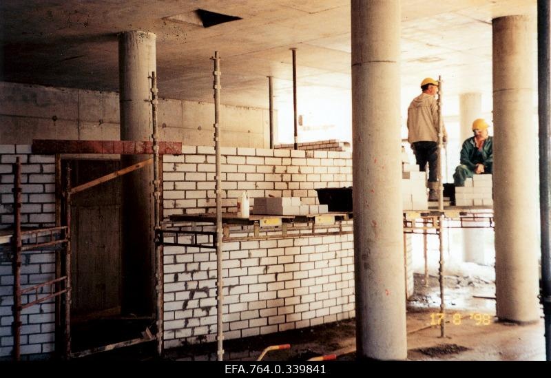 Construction of Biomedicum on Ravila Street, Preclinical Faculty of Medicine of the University of Tartu.