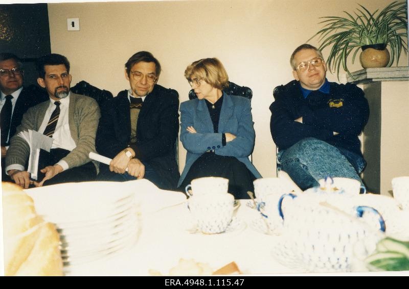 Seminar "Policy of the Concert Party and Estonia '96". Participants.