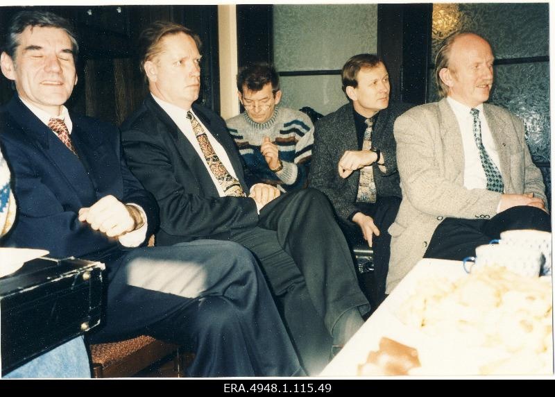 Seminar "Policy of the Concert Party and Estonia '96". Participants.