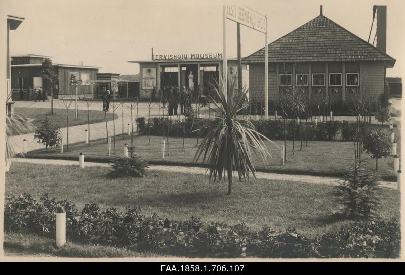 View from the Pavilion of the Estonian Seed Crop Society to the Pavilion of the Health Museum