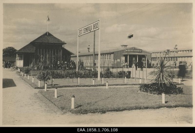 The pavilions of the exhibition from the 50th anniversary exhibition of the Estonian Agricultural Society of Tartu  similar photo
