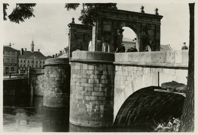 Stone sild in Tartu, view  duplicate photo