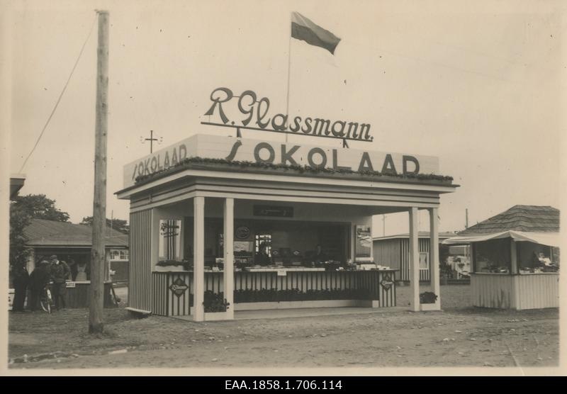Glassmann, E. R. Tartu chocolate factory pavilion at the 50th anniversary exhibition of the Estonian Agricultural Society of Tartu