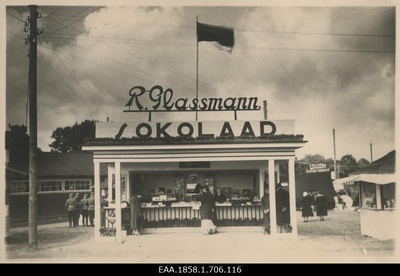 Glassmann, E. R. Tartu chocolate factory pavilion at the 50th anniversary exhibition of the Estonian Agricultural Society of Tartu  similar photo