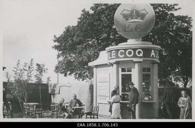 A.Le.Coq’s shopping mall at the 50th anniversary exhibition of the Estonian Farmers’ Society in Tartu  duplicate photo