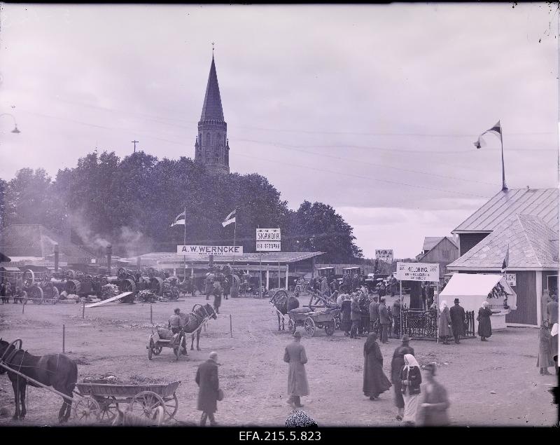 The exhibition of agriculture, industry and crafts of Viljandi Estonian Farmers’ Society Tallinn Street 3.