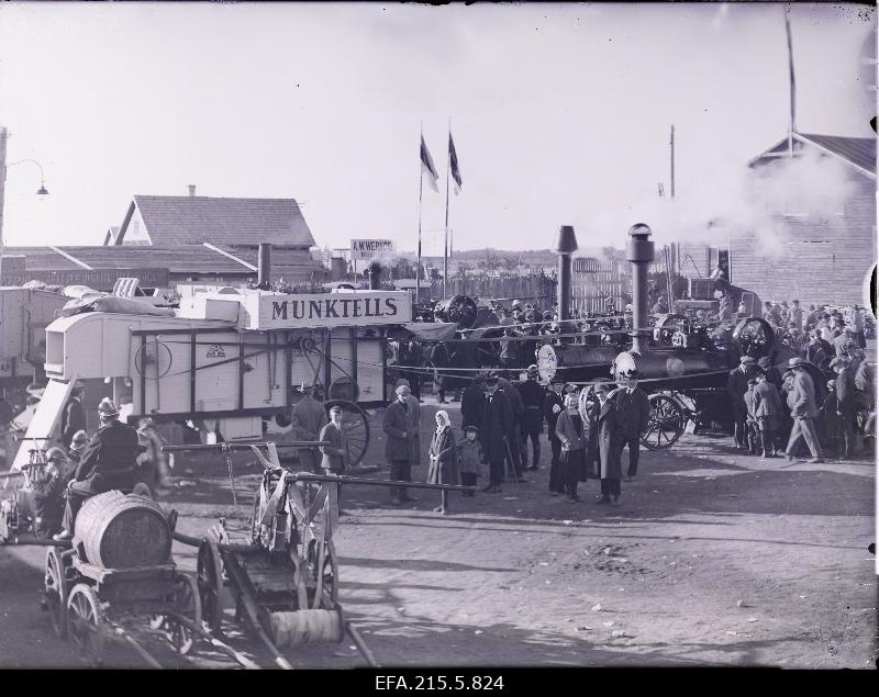 The exhibition of agriculture, industry and crafts of Viljandi Estonian Farmers’ Society Tallinn Street 3.