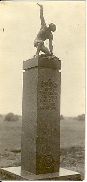 Postcard, 1905. Memorial Step of Disasters in Dog