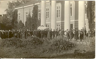 Photo, teacher Funeral funerals Dog Arukülas in 1922.