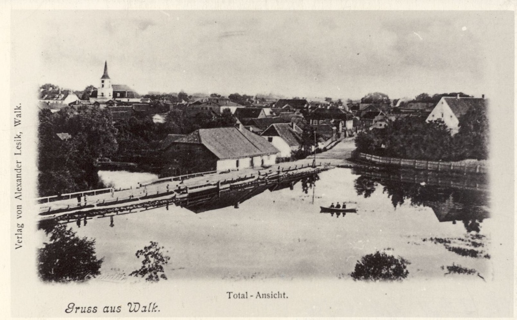 Valga. Rams' veil. Part of the general view