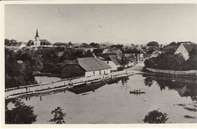 Valga. General view, Ramsi mill  duplicate photo